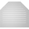 Ekena Millwork Octagonal Top Surface Mount PVC Gable Vent: Functional, w/ 3-1/2"W x 1"P Standard Frame, 38"W x 34"H GVPOT38X3401SF - alternate 2